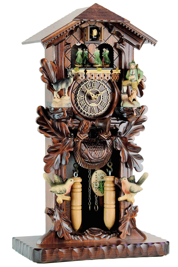 Carved Battery Powered Tagged "cuckooclockswithoakleaves" Cuckoo Collections