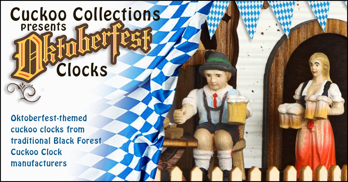 Oktoberfest Themed Cuckoo Clocks