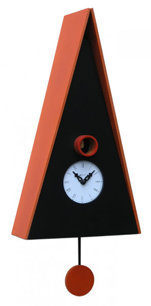  Cuckoo Clock - 'Cucu Norimberga' Cuckoo Clock (Black & Orange) by Pirondini - Cuckoo Collections
