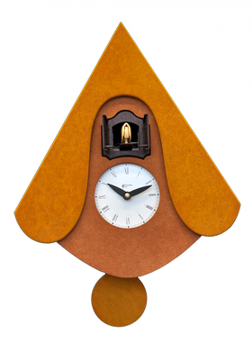  Cuckoo Clock - 'Cucu New W' Cuckoo Clock (Yellow) by Pirondini - Cuckoo Collections