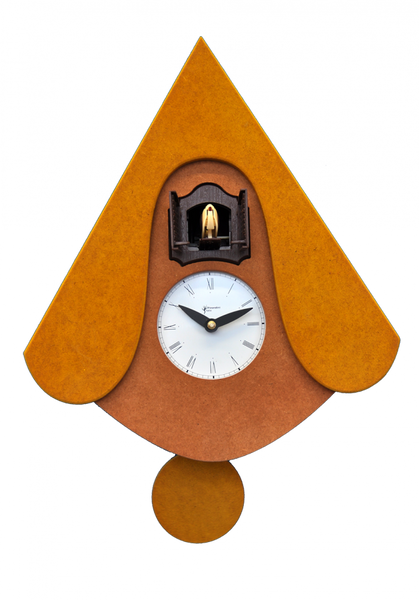  Cuckoo Clock - 'Cucu New W' Cuckoo Clock (Yellow) by Pirondini - Cuckoo Collections