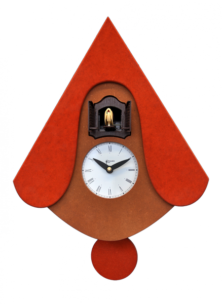  Cuckoo Clock - 'Cucu New W' Cuckoo Clock (Orange) by Pirondini - Cuckoo Collections