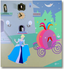  Cuckoo Clock - 'Cucu Cenerentola notte' Cuckoo Clock (Print) by Pirondini - Cuckoo Collections