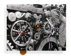  Cuckoo Clock - 'Cucu Charlot' Cuckoo Clock (Black & White) by Pirondini - Cuckoo Collections