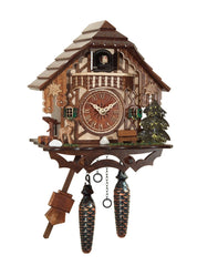 Chalet Style Black Forest 1-day cuckoo clock with bambi 24 cm by Engstler