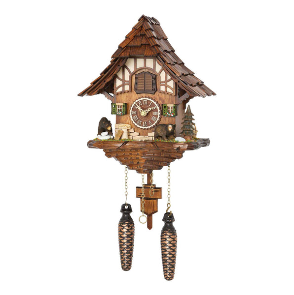  Cuckoo Clock - Chalet style quartz cuckoo clock with music 28 cm by Trenkle Uhren - Cuckoo Collections