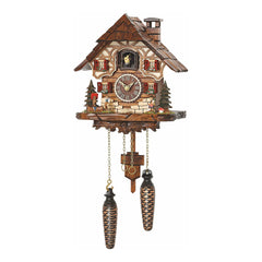  Cuckoo Clock - Chalet style quartz cuckoo clock with music 24 cm by Trenkle Uhren - Cuckoo Collections