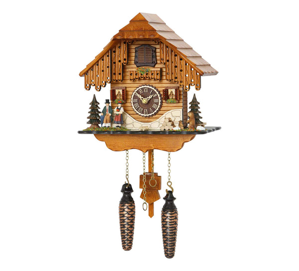  Cuckoo Clock - Chalet style quartz cuckoo clock with music 25 cm by Trenkle Uhren - Cuckoo Collections