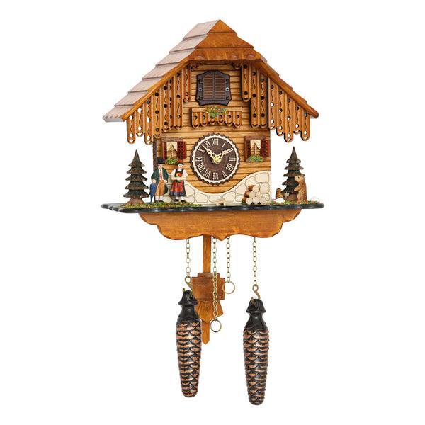  Cuckoo Clock - Chalet style quartz cuckoo clock with music 25 cm by Trenkle Uhren - Cuckoo Collections