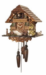  Cuckoo Clock - Chalet-style Black Forest battery-powered cuckoo clock 24 cm by Engstler - Cuckoo Collections