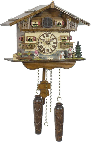  Cuckoo Clock - Chalet quartz cuckoo clock 'Swiss house' by Trenkle Uhren - Cuckoo Collections