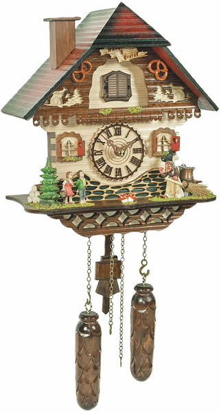  Cuckoo Clock - Chalet quartz cuckoo clock Black Forest 'Hansel & Gretel' house by Trenkle Uhren - Cuckoo Collections