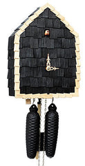  Cuckoo Clock - 'Free Bird' Modern Art Style Cuckoo Clock 8-day movement (Black) by Rombach & Haas - Cuckoo Collections