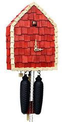  Cuckoo Clock - 'Free Bird' Modern Art Style Cuckoo Clock 8-day movement (Red) by Rombach & Haas - Cuckoo Collections