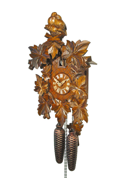  Cuckoo Clock - Carved 8-day Love Birds cuckoo clock 39cm by August Schwer - Cuckoo Collections