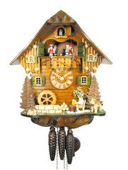  Cuckoo Clock - Chalet 1-day Beer drinker cuckoo clock with music 31cm by August Schwer - Cuckoo Collections