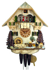 Cuckoo Clock - Chalet 1-day Beerdrinker cuckoo clock with music 32cm by August Schwer - Cuckoo Collections