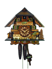  Cuckoo Clock - Chalet 1-day Black Forest cuckoo clock 21cm by August Schwer - Cuckoo Collections