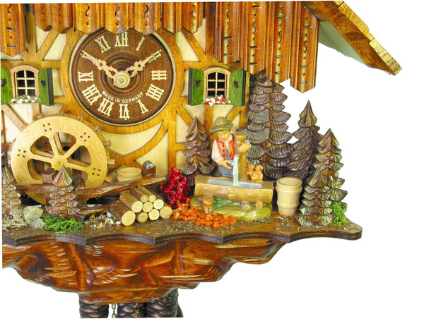 Cuckoo Clock - Chalet 1-day Boy Fetching Water cuckoo clock with music 35cm by August Schwer - Cuckoo Collections