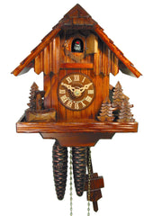  Cuckoo Clock - Chalet 1-day Forest Cabin cuckoo clock 21cm by August Schwer - Cuckoo Collections
