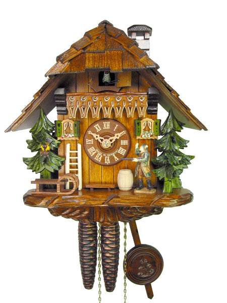  Cuckoo Clock - Chalet 1-day Hunter cuckoo clock 25cm by August Schwer - Cuckoo Collections