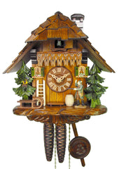  Cuckoo Clock - Chalet 1-day Hunter cuckoo clock 25cm by August Schwer - Cuckoo Collections