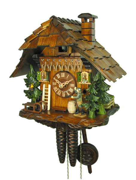  Cuckoo Clock - Chalet 1-day Hunter cuckoo clock 25cm by August Schwer - Cuckoo Collections
