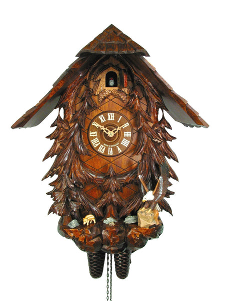 Cuckoo Clock - Chalet 8-day Alpine Drama cuckoo clock 42cm by August Schwer - Cuckoo Collections