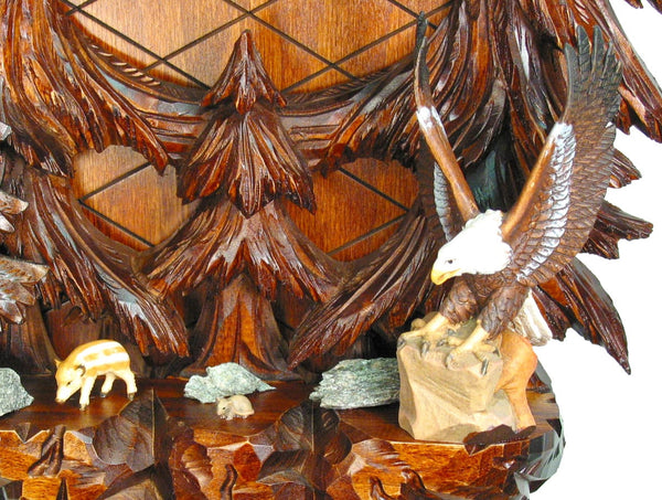  Cuckoo Clock - Chalet 8-day Alpine Drama cuckoo clock 42cm by August Schwer - Cuckoo Collections