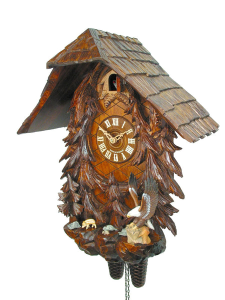  Cuckoo Clock - Chalet 8-day Alpine Drama cuckoo clock 42cm by August Schwer - Cuckoo Collections