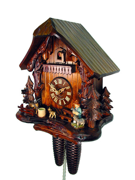  Cuckoo Clock - Chalet 8-day Goatherd cuckoo clock 31cm by August Schwer - Cuckoo Collections