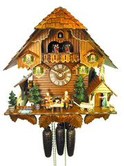  Cuckoo Clock - Chalet 8-day Grandparents cuckoo clock with music 44cm by August Schwer - Cuckoo Collections
