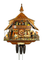  Cuckoo Clock - Chalet 8-day Gutshof cuckoo clock with music 58cm by August Schwer - Cuckoo Collections