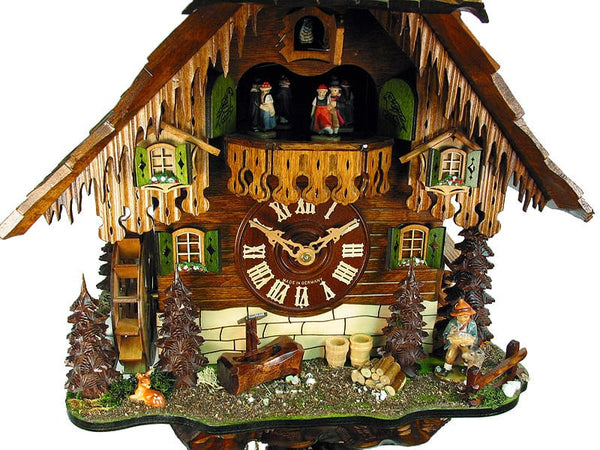  Cuckoo Clock - Chalet 8-day Mill Farm cuckoo clock with music 50cm by August Schwer - Cuckoo Collections