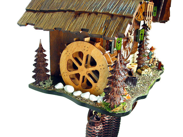  Cuckoo Clock - Chalet 8-day Mill Farm cuckoo clock with music 50cm by August Schwer - Cuckoo Collections