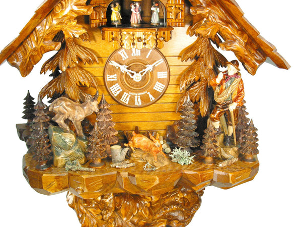  Cuckoo Clock - Chalet 8-day Mountaineer cuckoo clock with music 71cm by August Schwer - Cuckoo Collections