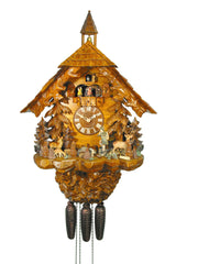  Cuckoo Clock - Chalet 8-day The Hunt cuckoo clock with music 71cm by August Schwer - Cuckoo Collections