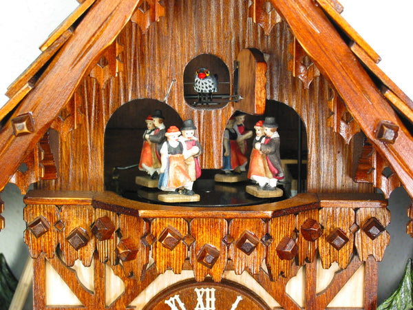  Cuckoo Clock - Chalet 8-day Timerframe House & Wood Chopper cuckoo clock  with music 40cm by August Schwer - Cuckoo Collections