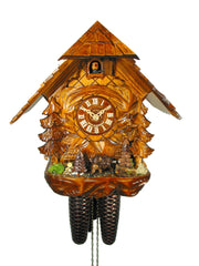  Cuckoo Clock - Chalet 8-day Wild Boar cuckoo clock 29cm by August Schwer - Cuckoo Collections