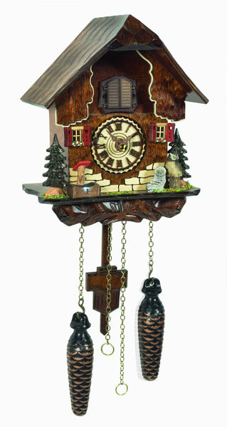  Cuckoo Clock - Chalet style quartz cuckoo clock with music 18.5 cm by Trenkle Uhren - Cuckoo Collections
