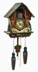  Cuckoo Clock - Chalet style quartz cuckoo clock with music 18.5 cm by Trenkle Uhren - Cuckoo Collections
