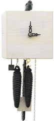  Cuckoo Clock - 'Bamboo' Modern Art Style Cuckoo Clock 1-day movement (White) by Rombach & Haas - Cuckoo Collections