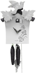  Cuckoo Clock - 'Traditional' Modern Art Style Cuckoo Clock 1 day movement (White) by Rombach & Haas - Cuckoo Collections