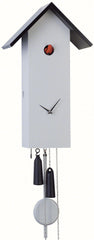  Cuckoo Clock - 'Bird House' Modern Art Style Cuckoo Clock 8-day movement (Grey) by Rombach & Haas - Cuckoo Collections