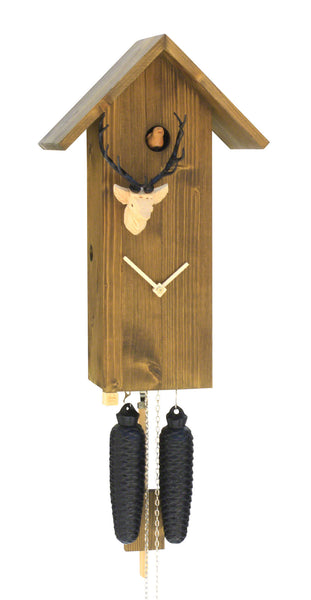  Cuckoo Clock - 'Bird House' Modern Art Style Cuckoo Clock 8-day movement (Green) by Rombach & Haas - Cuckoo Collections
