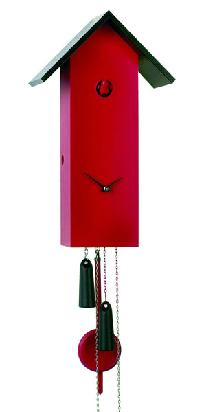  Cuckoo Clock - 'Bird House' Modern Art Style Cuckoo Clock 1-day movement (Red) by Rombach &  Haas - Cuckoo Collections