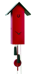  Cuckoo Clock - 'Bird House' Modern Art Style Cuckoo Clock 1-day movement (Red) by Rombach &  Haas - Cuckoo Collections