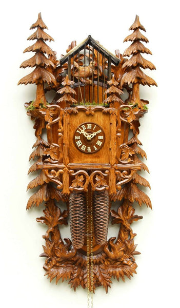  Cuckoo Clock - Carved style cuckoo clock 8 day movement cuckoo clock 79cm by Rombach & Haas - Cuckoo Collections