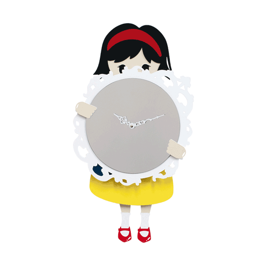  Clock - 'Biancaneve - Snow White' Pendulum Clock by Progetti - Cuckoo Collections