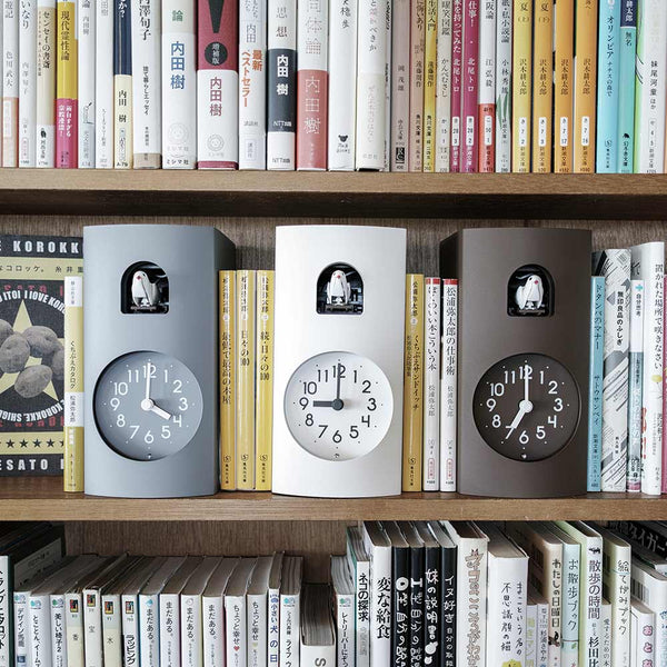 'Bockoo' Cuckoo Clock (Grey) by Lemnos